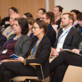 Interessierte Teilnehmer einer Tagung an der Universität Gießen zu den DAAD-geförderten Ostpartnerschaften