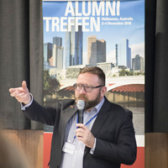 Stefan Bienefeld, Leiter der Gruppe Entwicklungszusammenarbeit und Alumniprogramme im DAAD, auf dem DAAD-Alumnitreffen Anfang November 2018 in Melbourne