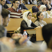 Studierende des "Führungskräfte für Syrien"-Programms beim Begleitprogramm in Konstanz